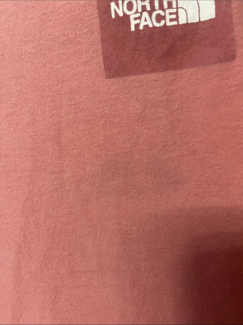 Flawed The North Face Men's Short Sleeve Tee - Coral Dusty pink